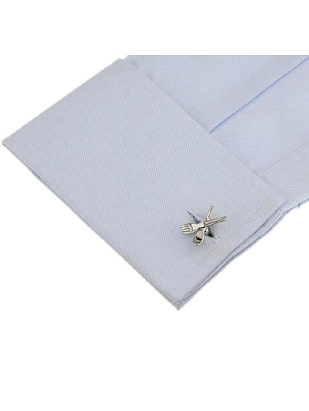 Cufflinks New Fork and Spoon Chef Kitchen Cook Gift Men’s Fashion Accessories